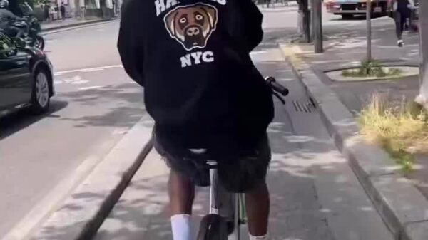 Pro skateboarder Tyshawn Jones was kicked off his bike by a stranger while cruising around Paris