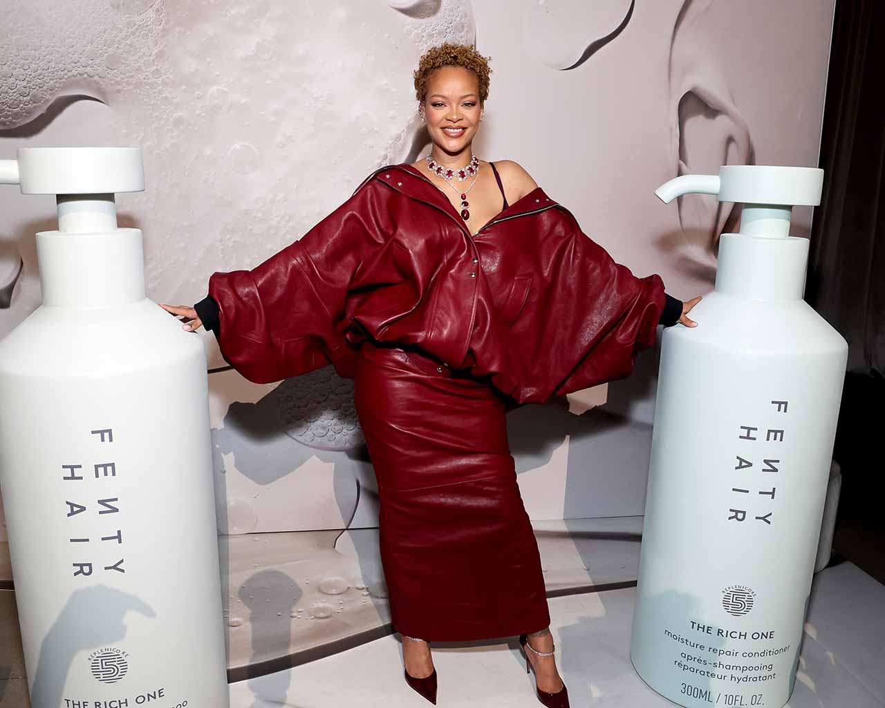 Rihanna Trolls Fans Over New Album at Fenty Hair Launch