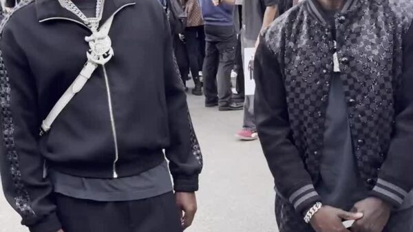 The Clipse were spotted in Paris, and Pusha T shows off his custom Louis Vuitton and purse while doing a fit check with his brother