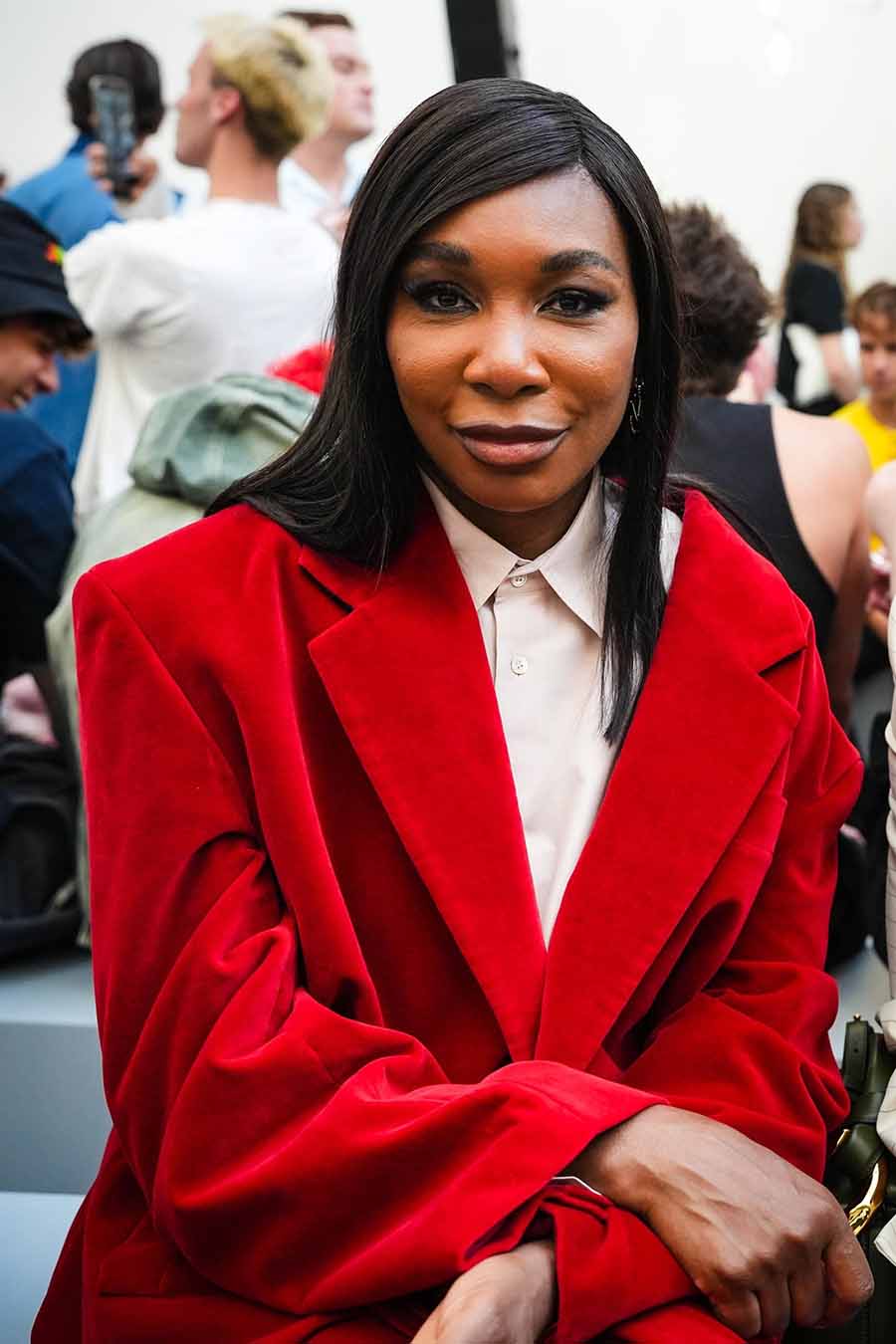 Venus Williams is unrecognizable at a runway show in Italy