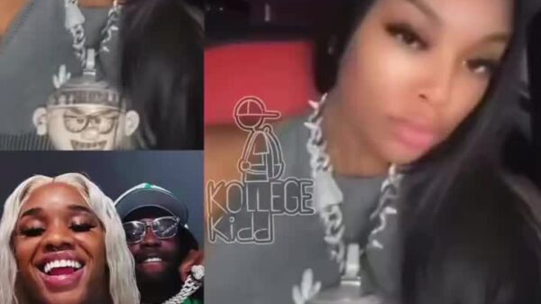 Chief Keef lets King Von’s sister Kayla B wear his Glo Gang chain just weeks after letting Sexyy Red wear it