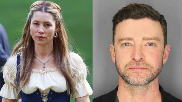 Jessica Biel was on a movie set in NY when Justin Timberlake was arrested