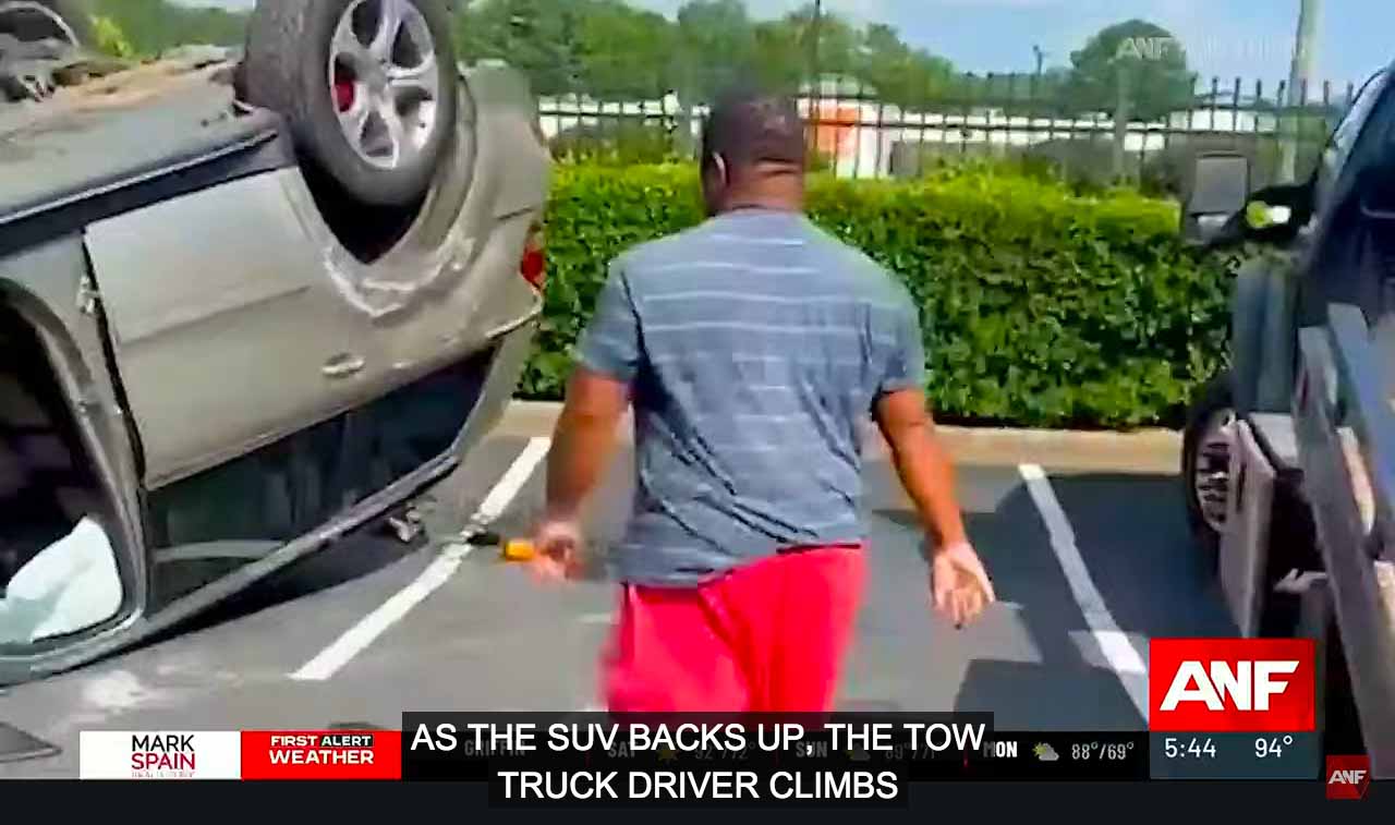 Georgia Man Flips SUV Over to Avoid Repossession