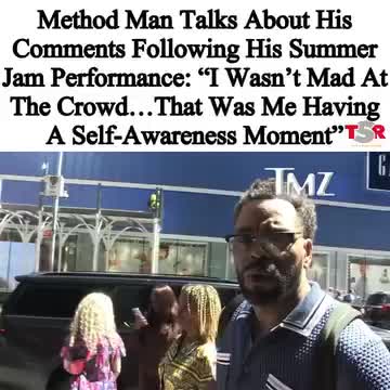 TMZ caught up with Method Man and asked him about the generation gap comment