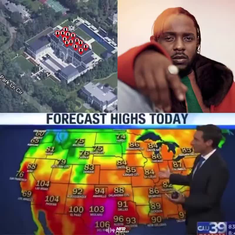 A weatherman referenced Kendrick Lamar’s “Not Like Us” diss against Drake during his weather report