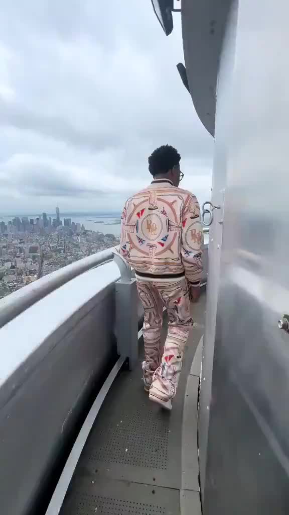 50 Cent, Michael Rainey Jr & Gianni Paolo on top of the Empire State Building