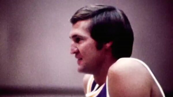 The NBA pays tribute to a legend of the game, Jerry West