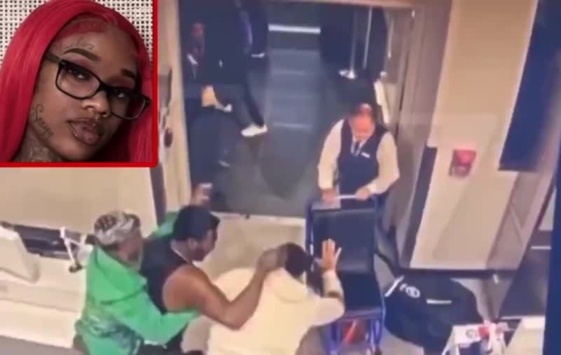 Footage of Sexyy Red involved in brawl at Newark Liberty International Airport surfaces