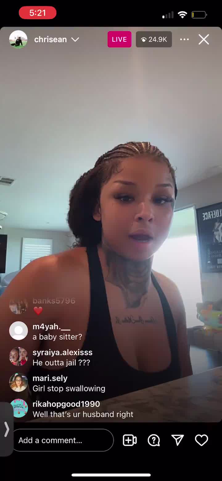 Chrisean talks about Blueface unfollowing her on IG and mentions she’s been paying his bills while he’s in jail