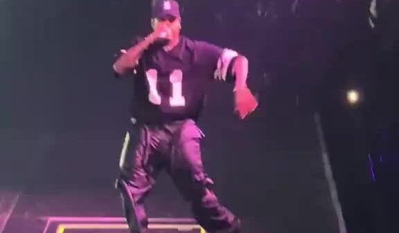 Chris Brown still has it! Check out his dances moves at a recent show