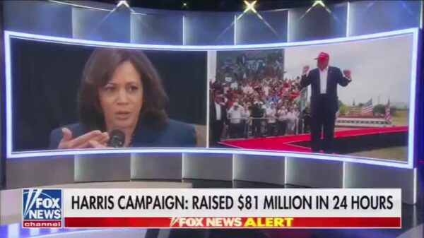 Vice President Kamala Harris has raised  million for her presidential campaign In less than 24 hours.