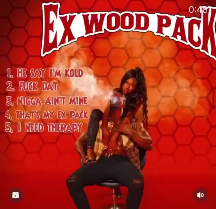 Tan DaGod's 2023 mixtape "Ex Wood Pack" focuses on her ex-boyfriend's death and features his photo on the cover art.