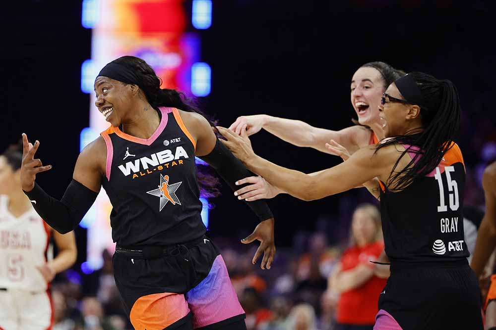 Arike Ogunbowale Shines in Team WNBA’s Upset Win Over Team USA