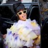 Cardi B attends Marc Jacobs fashion show at NY Public Library