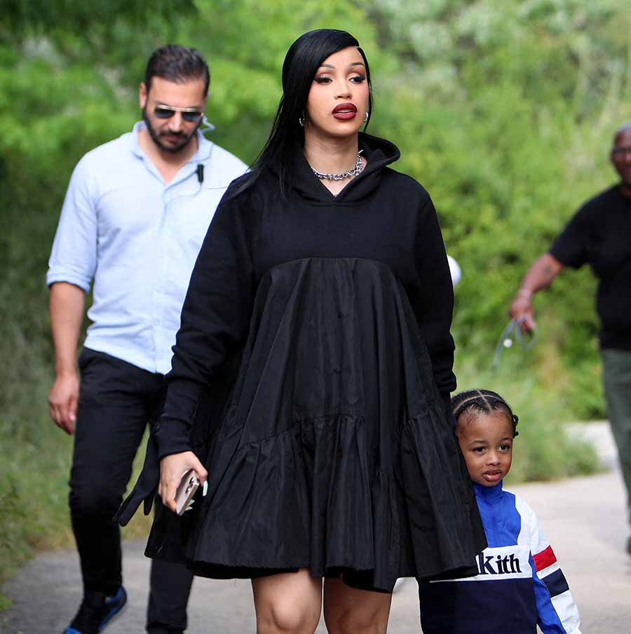 Cardi B Celebrates Kulture’s Birthday at Paris Zoo