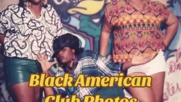 Club photos of Black Americans in the 1990s