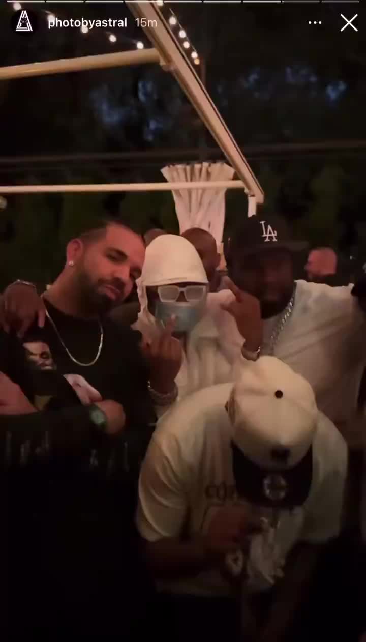 Drake and 50 cent coolin