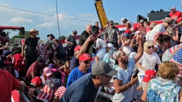 An innocent woman was shot and killed at the Trump rally today in Butler, PA