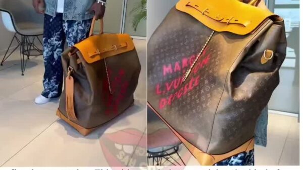 Floyd Mayweather flexes his new Louis Vuitton bag.. it’s priced at ,900