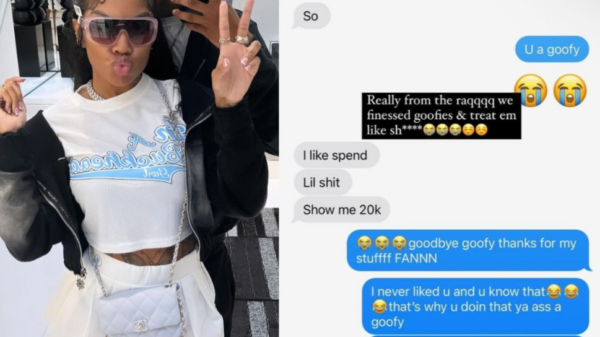 King Von’s sister Kayla B exposes a man after he spent K on her and didn’t get anything in return, calling him a goofy