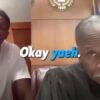 Man tries to convince the judge for probation during a court call while he was smoking