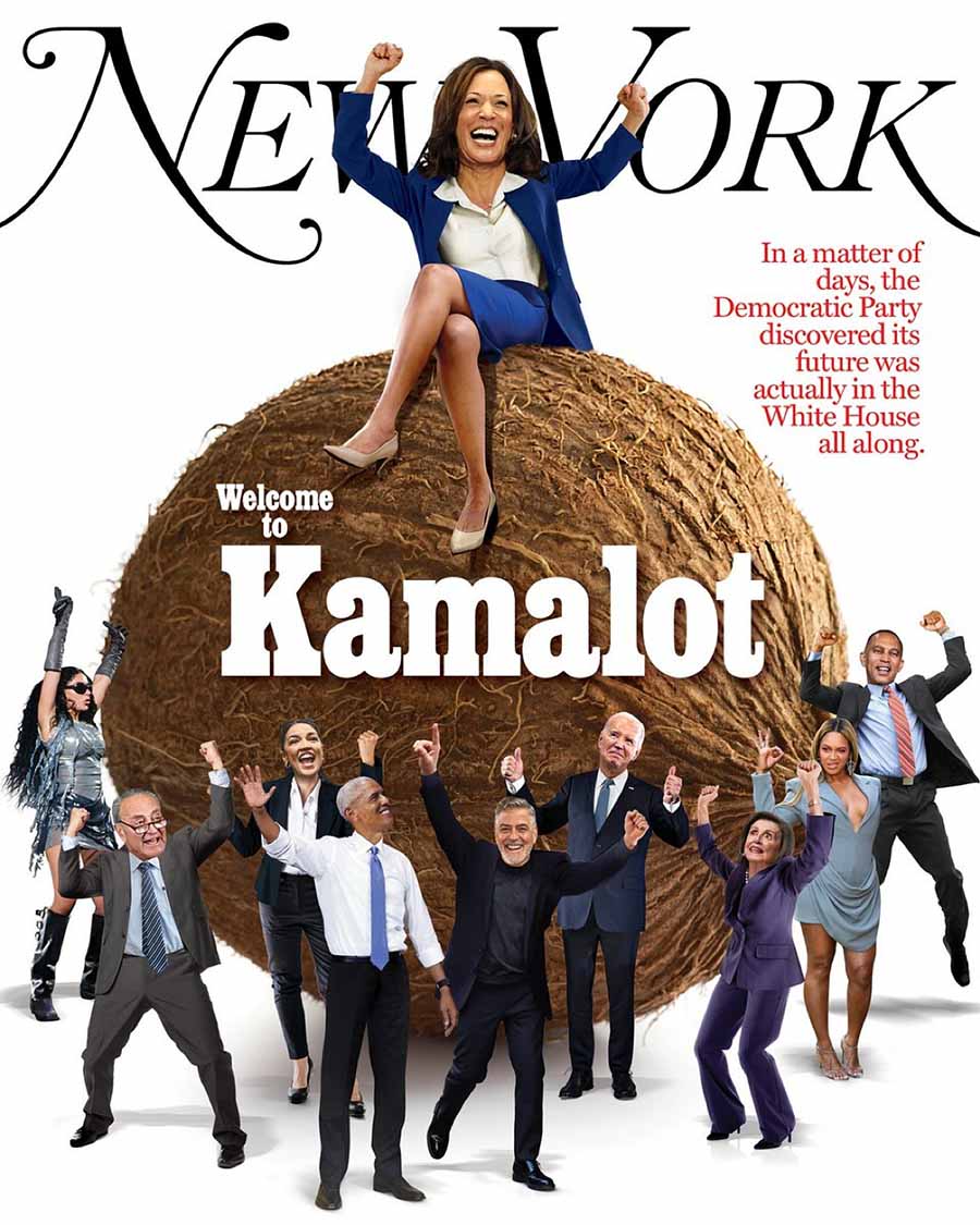 Kamala, Obama & Beyonce Cover NY Mag’s ‘Kamalot’ Issue