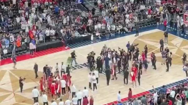 Kendrick Lamar’s “Not Like Us” plays after the U.S.A. basketball team’s victory over Canada