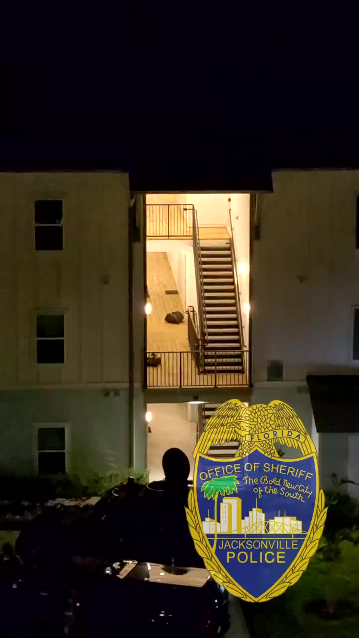 The Jacksonville Sheriff’s Office has released footage of the arrest of 30-year-old Rashad Murphy at an apartment complex for the murder of Julio Foolio.