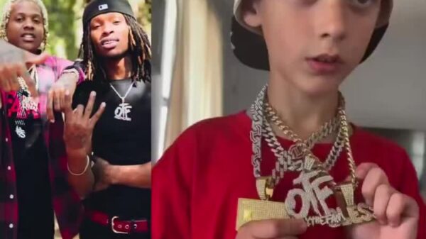 Kid shows off his OTF chains and tells his mother where he learned about Lil Durk and King Von 👀