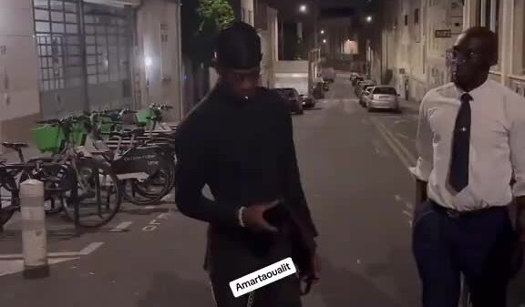 Travis Scott confronted the paparazzi at 5 AM in Paris after they had been following him all day.