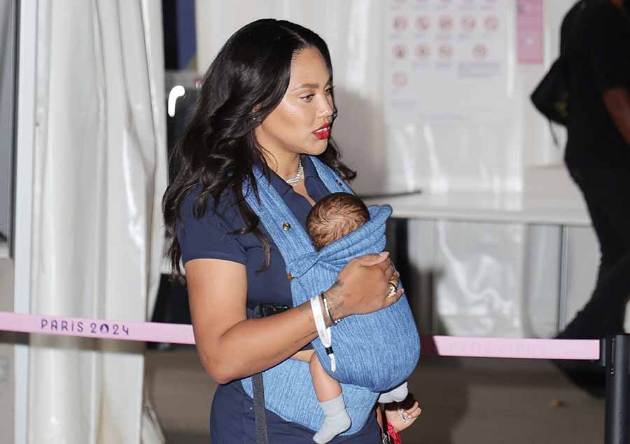 Ayesha Curry in tears after French police hit her baby