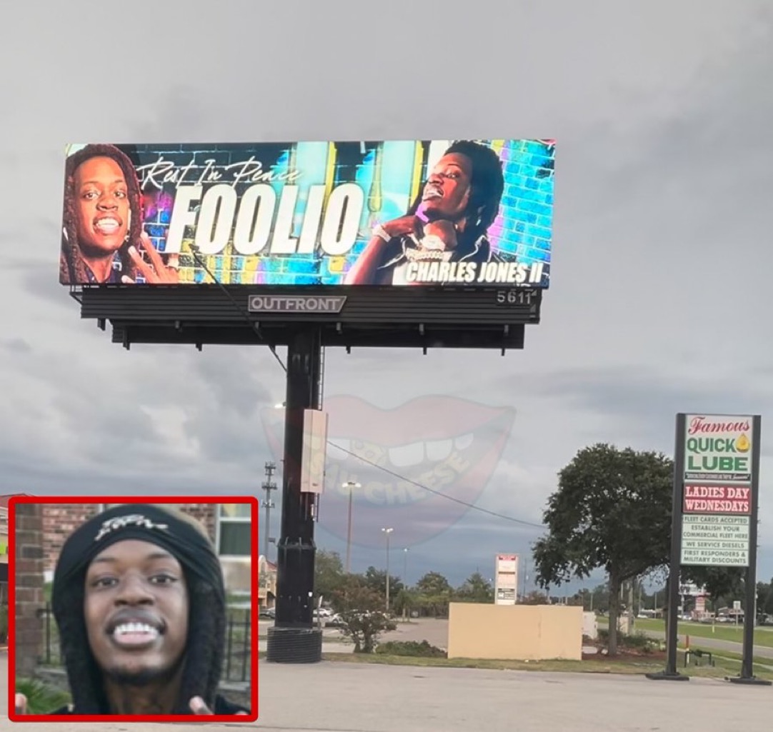 Billboards of Foolio are popping up in Atlanta & Florida