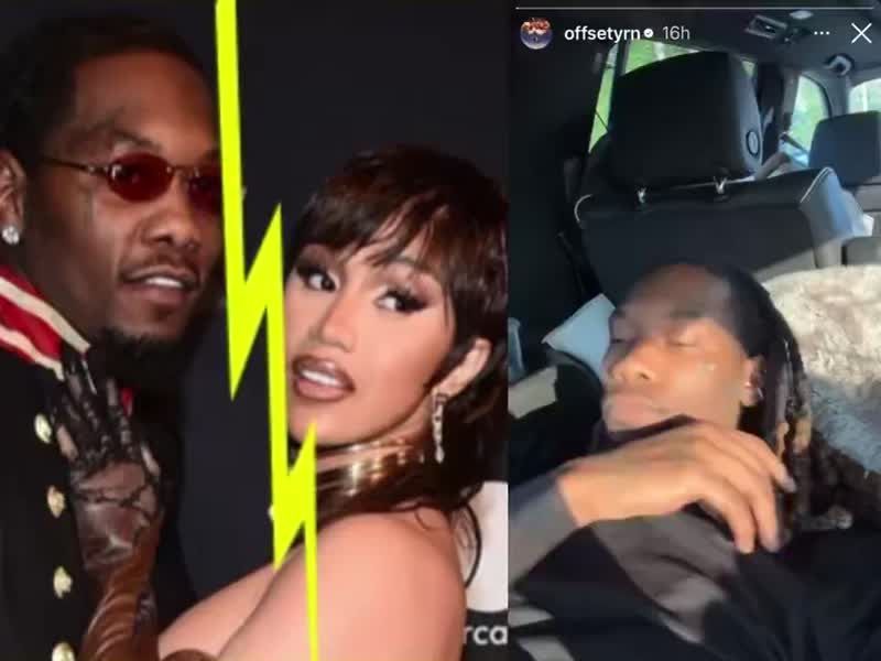 Is Offset  sleeping in his car after Cardi B files for divorce