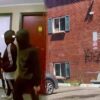 Video shows armed immigrants taking over apartment complex