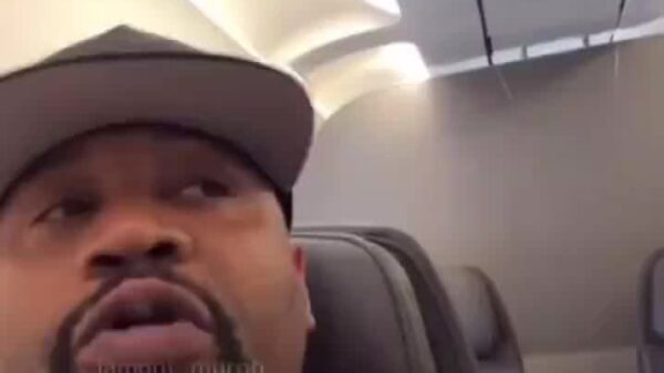 “I’m not going to let y’all disrespect me like that,” Juvenile chooses to get off the plane after American Airlines tries to move him from first class to coach.