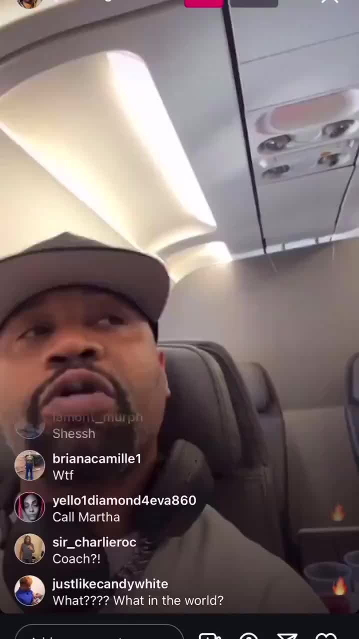 “I’m not going to let y’all disrespect me like that,” Juvenile chooses to get off the plane after American Airlines tries to move him from first class to coach.