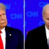 Donald Trump hopes Joe Biden gets back in the race