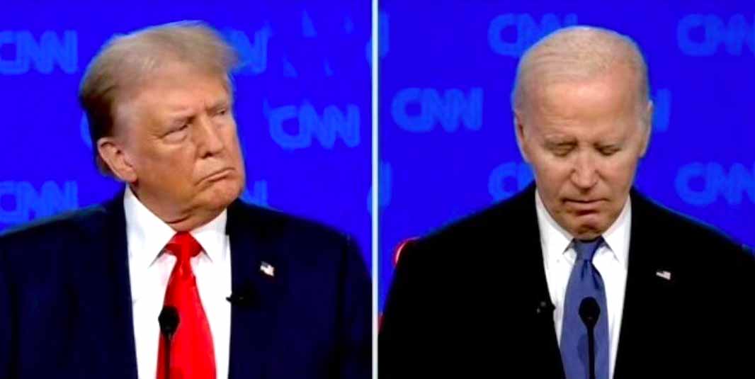 Donald Trump hopes Joe Biden gets back in the race