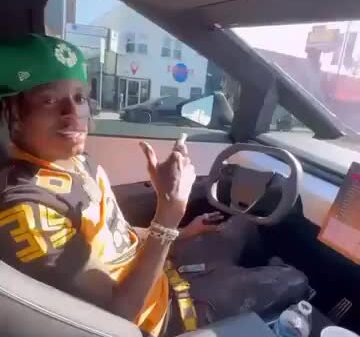 Soulja Boy’s the first rapper to make a beat in a Cybertruck