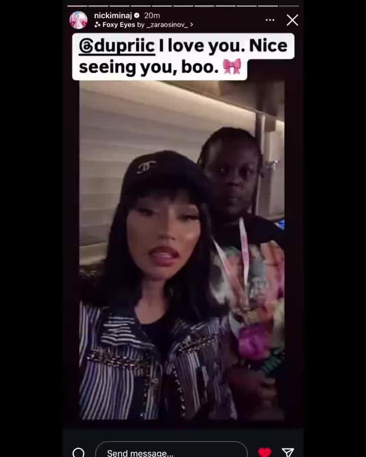 NICKI MINAJ meets up with popular TikToker