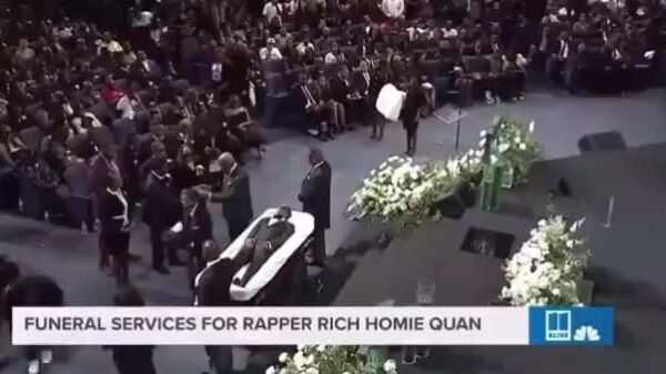 Funeral Services for Rich Homie Quan Open casket