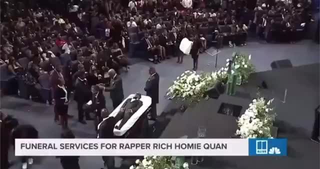 Funeral Services for Rich Homie Quan Open casket