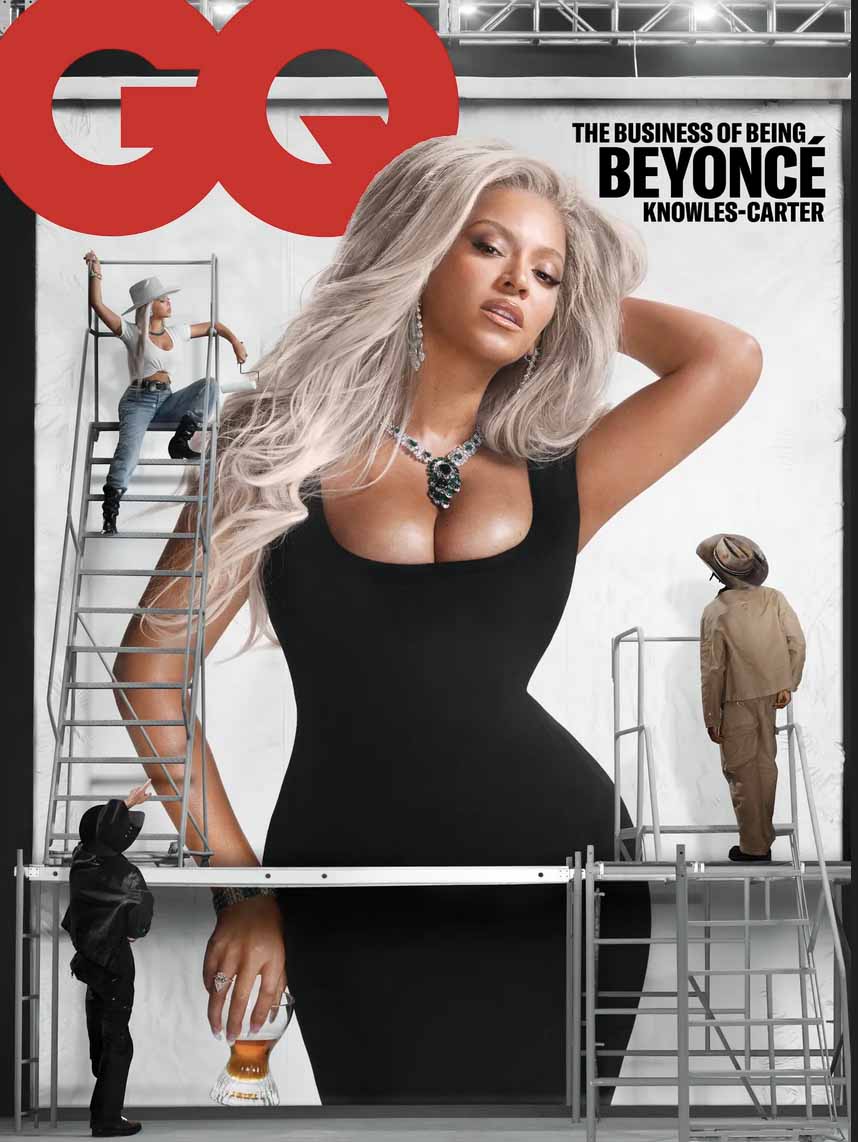 Beyonce Covers GQ Magazine and Styles Her Hair