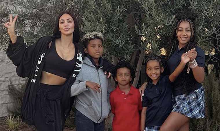 Kim Kardashian Shares Back-to-School Photos of Her Four Kids: ‘School Daze Are Upon Us’