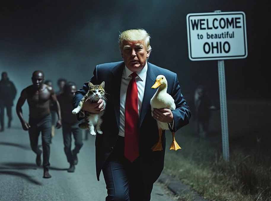 Here’s the story behind the viral Trump cat & duck memes