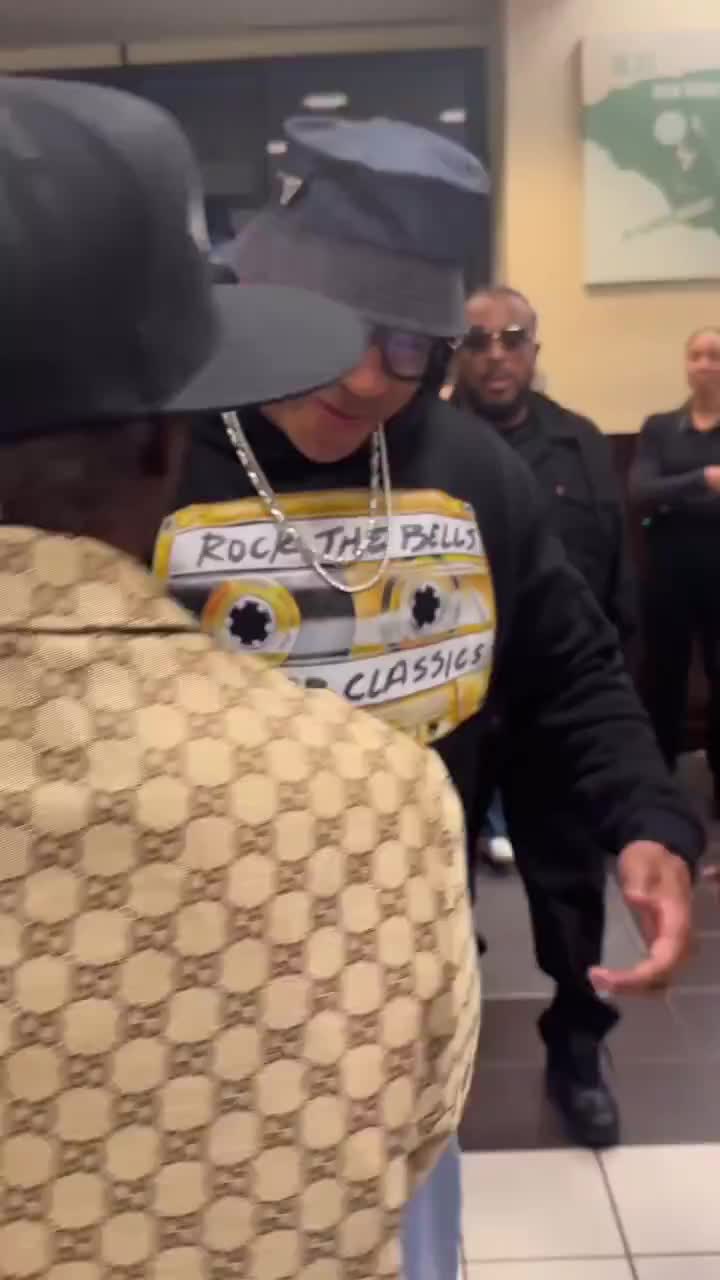 Flava Flav pulled up to LL COOL J's album release and gave him his flowers