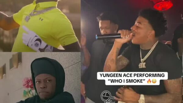 Jacksonville, Florida rapper Yungeen Ace disses Foolio during Columbus, Ohio performance; Sips Don Julio and Performs “Who I Smoke”