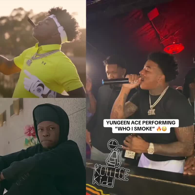 Jacksonville, Florida rapper Yungeen Ace disses Foolio during Columbus, Ohio performance; Sips Don Julio and Performs “Who I Smoke”