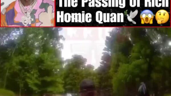 A Mysterious Woman Flees house after the passing of Rapper Rich Homie Quan