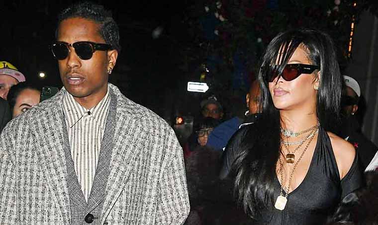 Rihanna and A$AP Rocky Step Out in Style to Celebrate His 36th Birthday